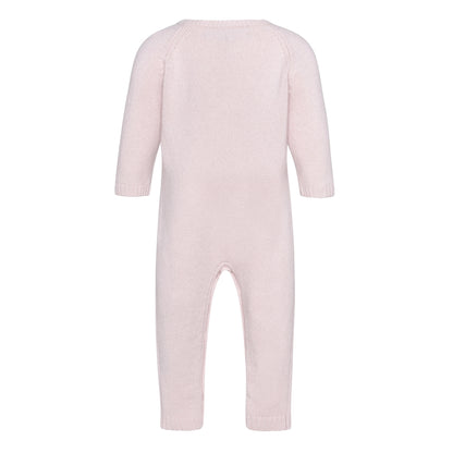 VER de TERRE Rose Powder Kaschmir-Babyanzug