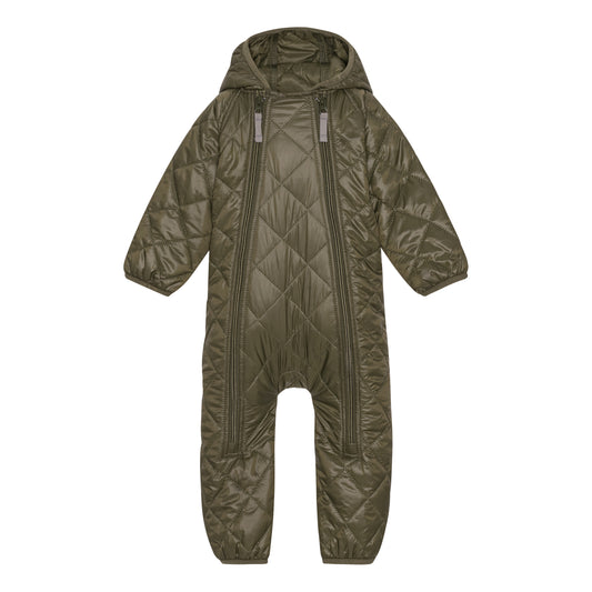 VER de TERRE Dark Olive Baby Thermo-Overall