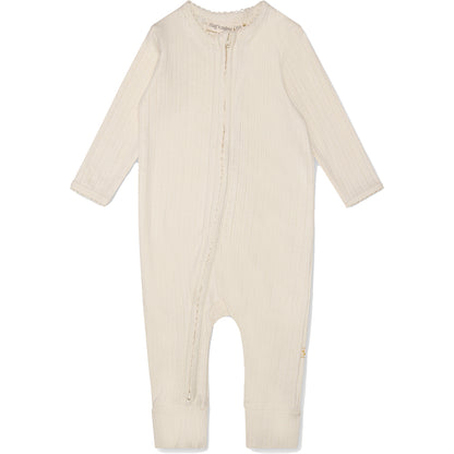 That's Mine Allie Onesie Antique White