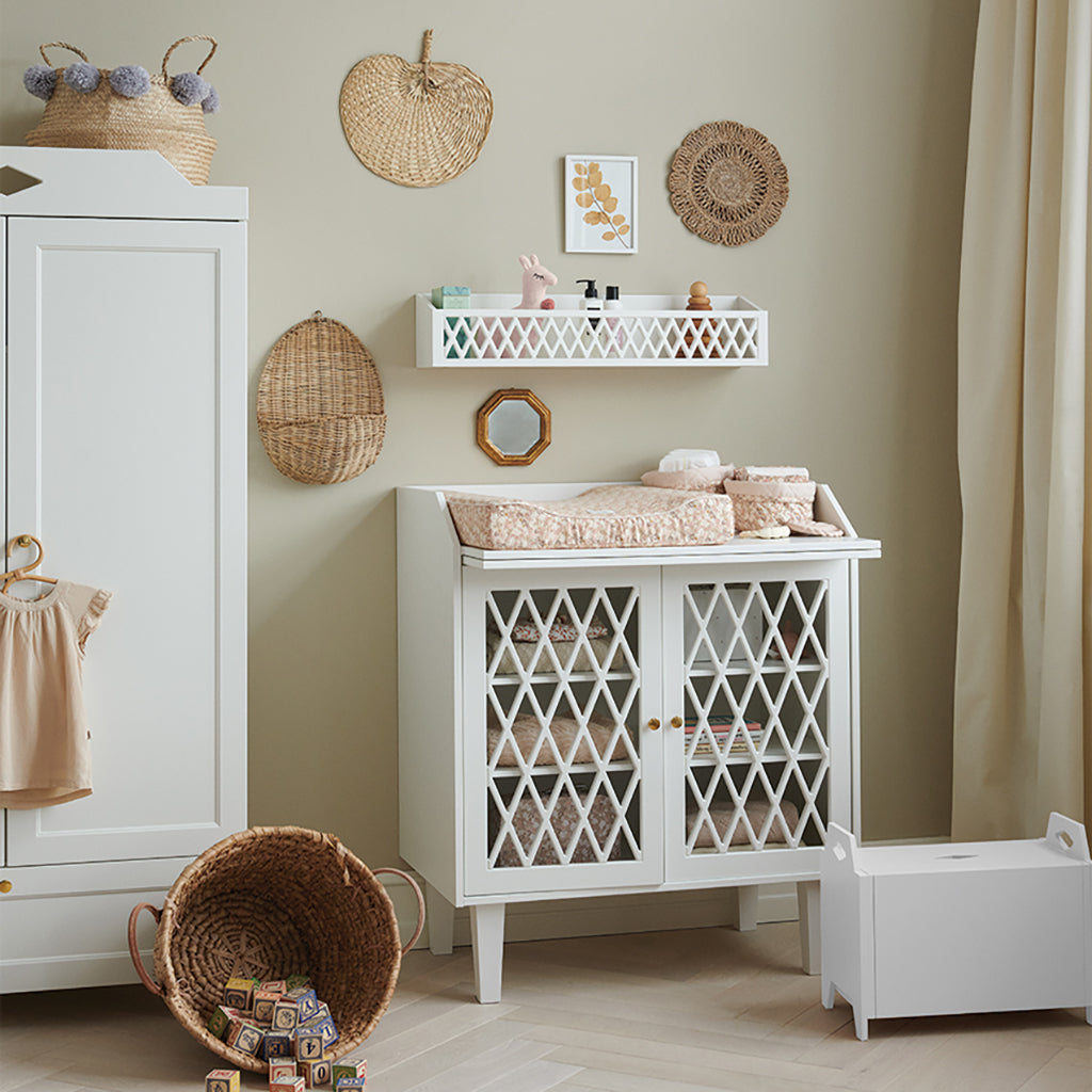 Cam Cam Copenhagen White Harlequin Changing Table