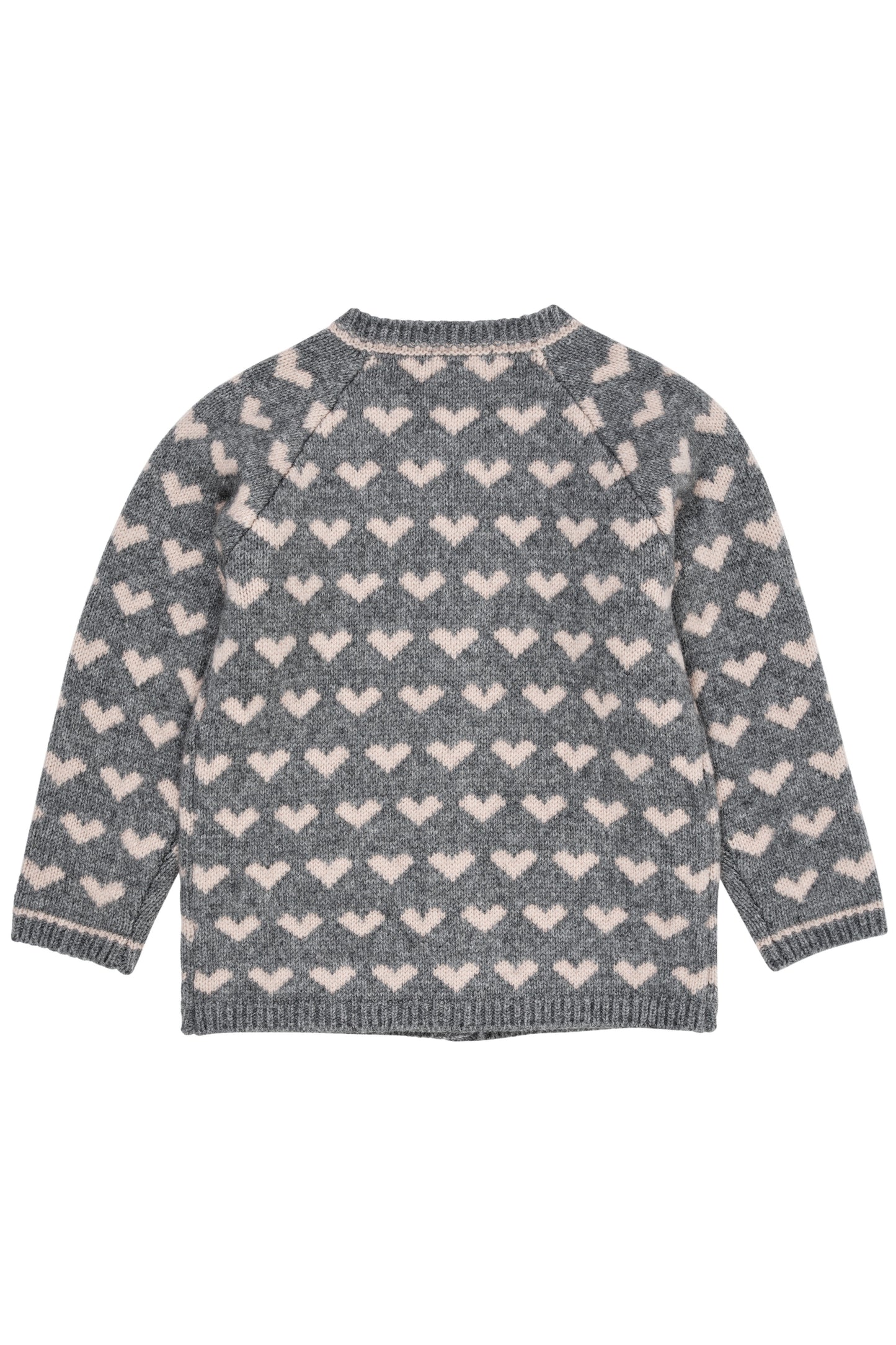 Copenhagen Colors Cashmere Cardigan with Hearts