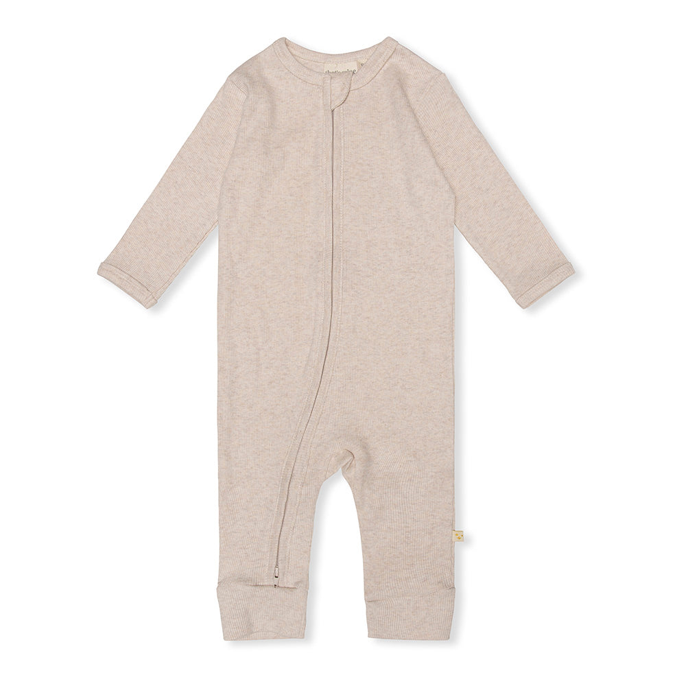 Thats Mine Cathie Onesie Light Brown Melange