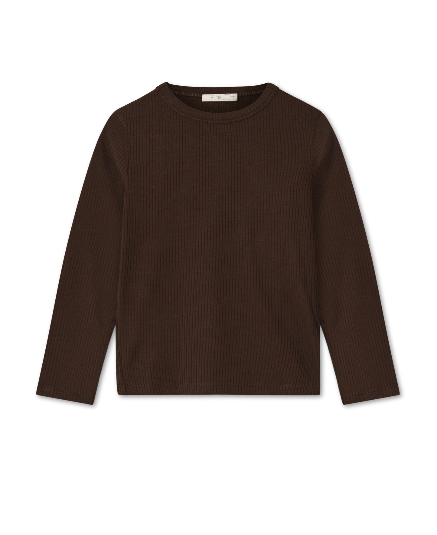 FLIINK - KENNA LS BLOUSE - COFFEE BEAN