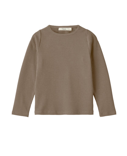 FLIINK - KENNA LS BLOUSE - PINE BARK