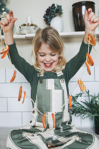 Fliink Karl Johan Overall Sandshell Vertiver Stripe