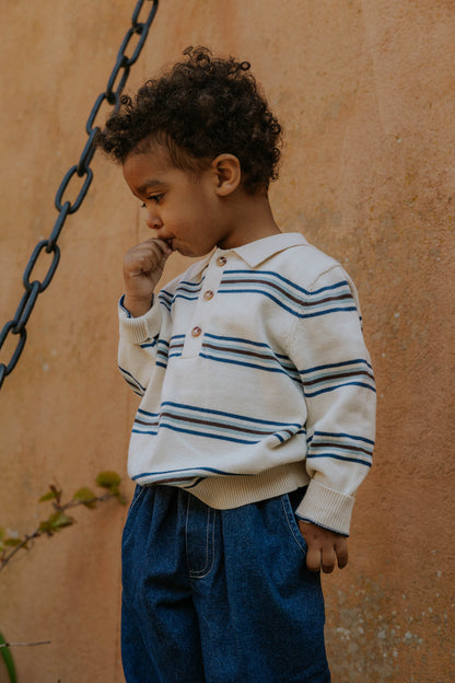 FLIINK - DON DENIM PANTS - DARK DENIM BLUE