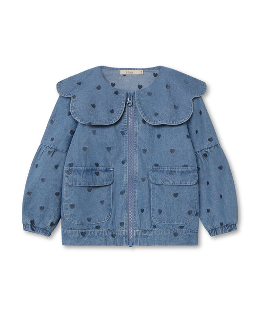 Fliink Donna Denim Bomber Jacket