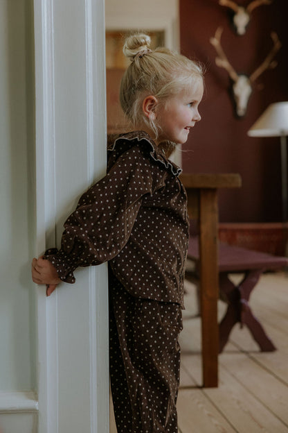 FLIINK - Dolly Dot Pants - Coffee Bean Dot