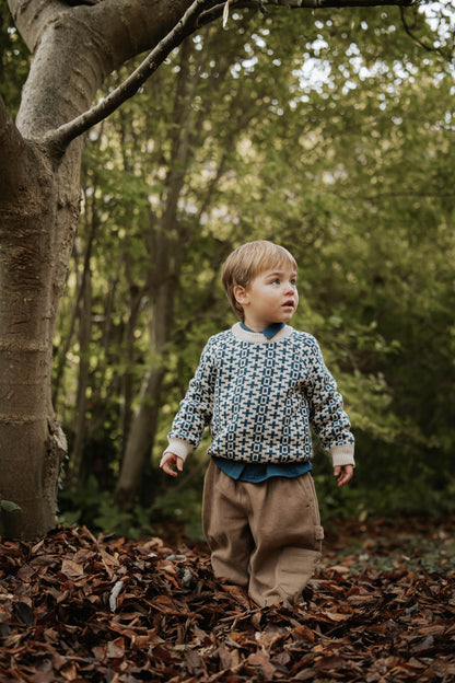 FLIINK - NOVA NORDIC PULLOVER - INDIGNIA BLUE