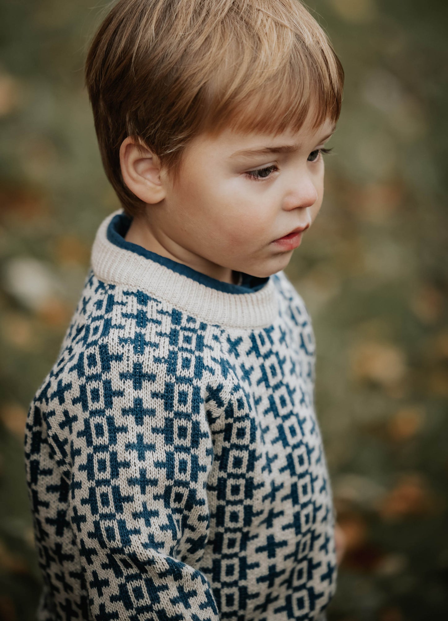 FLIINK - NOVA NORDIC PULLOVER - INDIGNIA BLUE