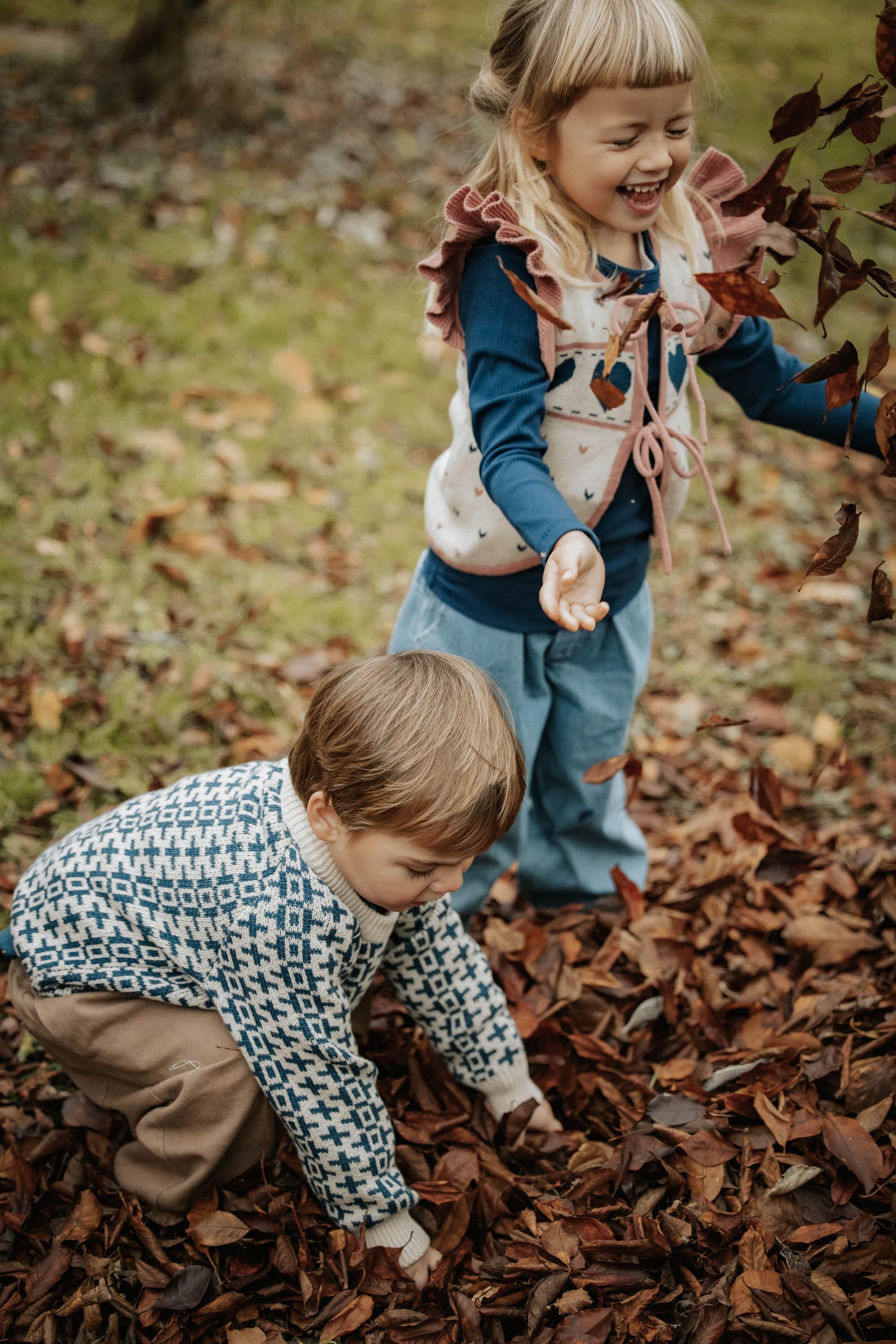 FLIINK - NOVA NORDIC PULLOVER - INDIGNIA BLUE
