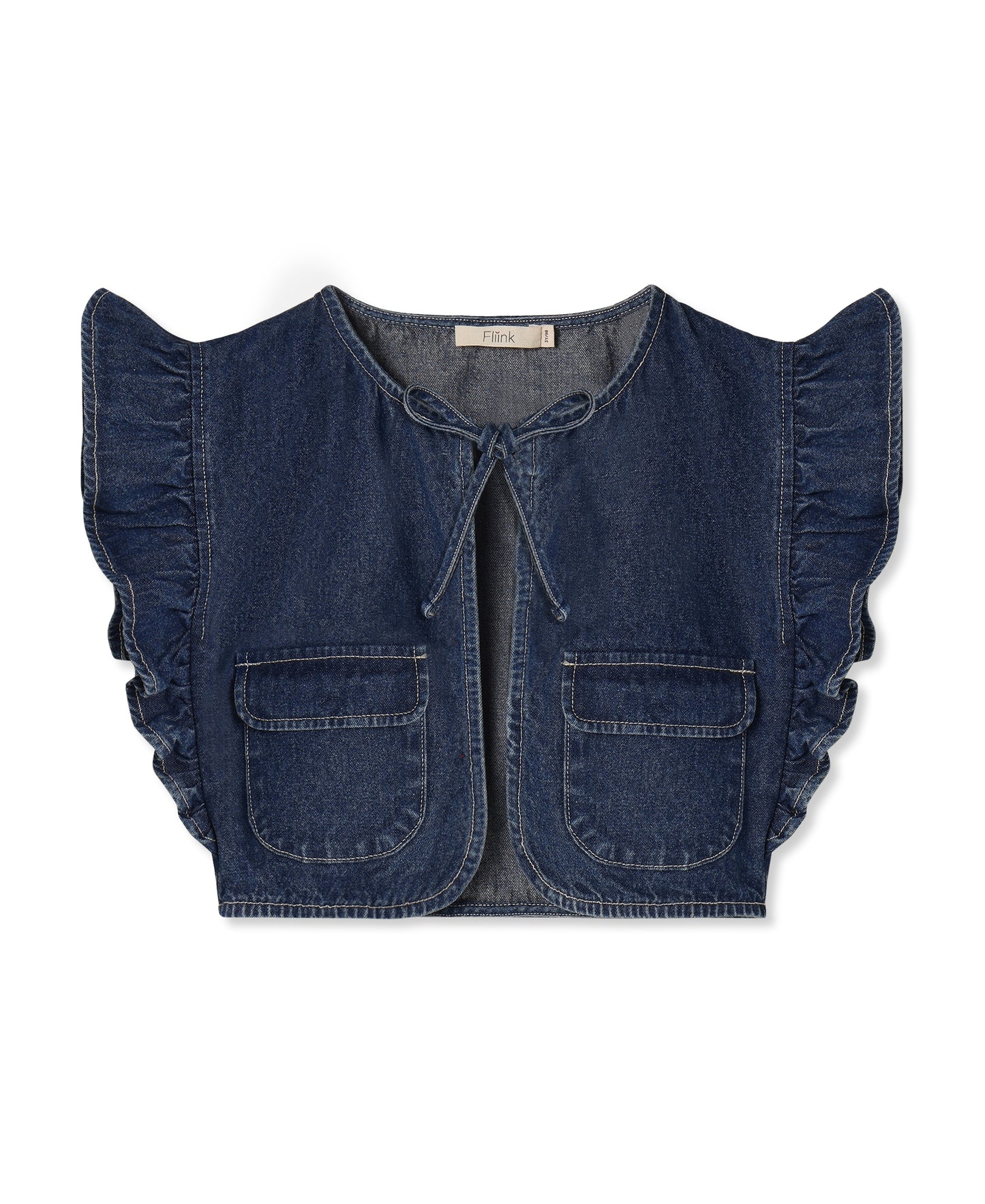 FLIINK - Don Waistcoat - Dark Denim Blue