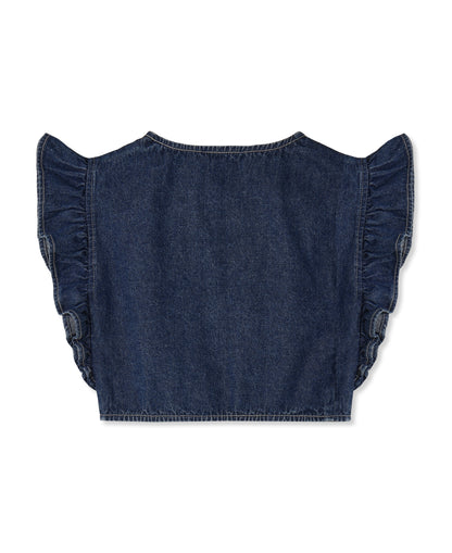 FLIINK - Don Waistcoat - Dark Denim Blue