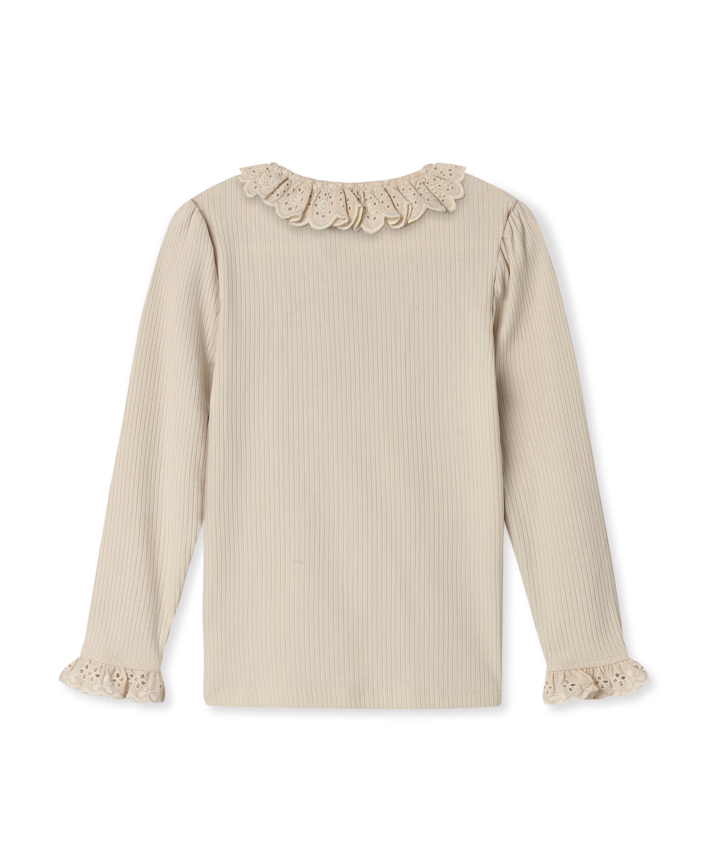 FLIINK - Kenna Lace LS Blouse - Sandshell