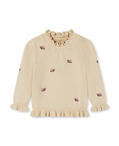 FLIINK - ALON SNAIL BLOUSE - SANDSHELL