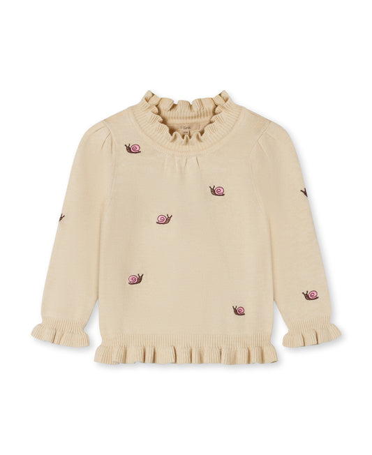 FLIINK - ALON SNAIL BLOUSE - SANDSHELL