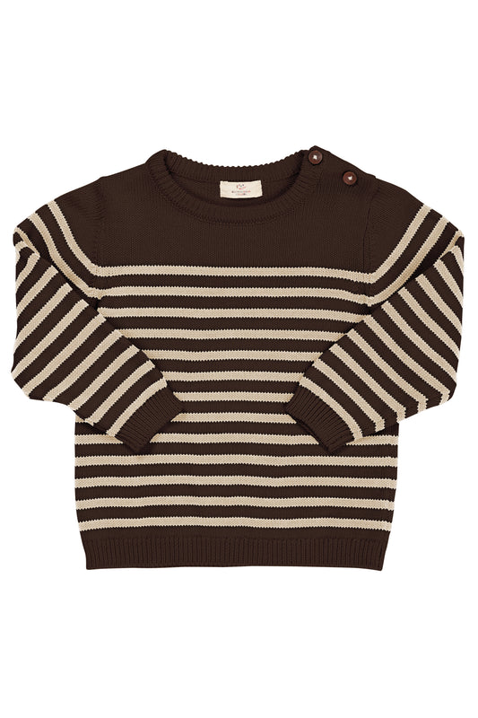 Copenhagen Colors Knitted Striped Sailor Jumper