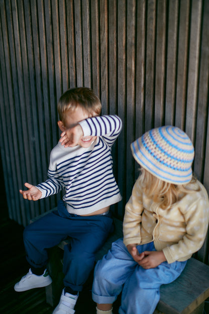 Copenhagen Colors Knitted Striped Sailor Jumper