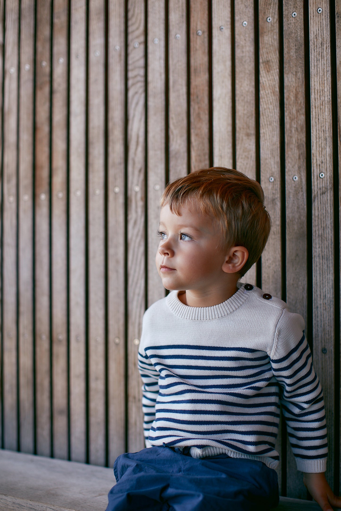 Copenhagen Colors Knitted Striped Sailor Jumper