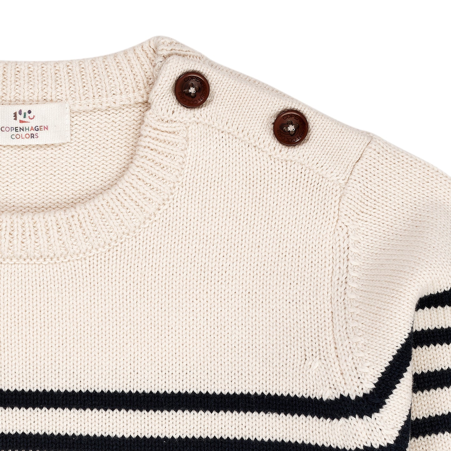 Copenhagen Colors Knitted Striped Sailor Jumper