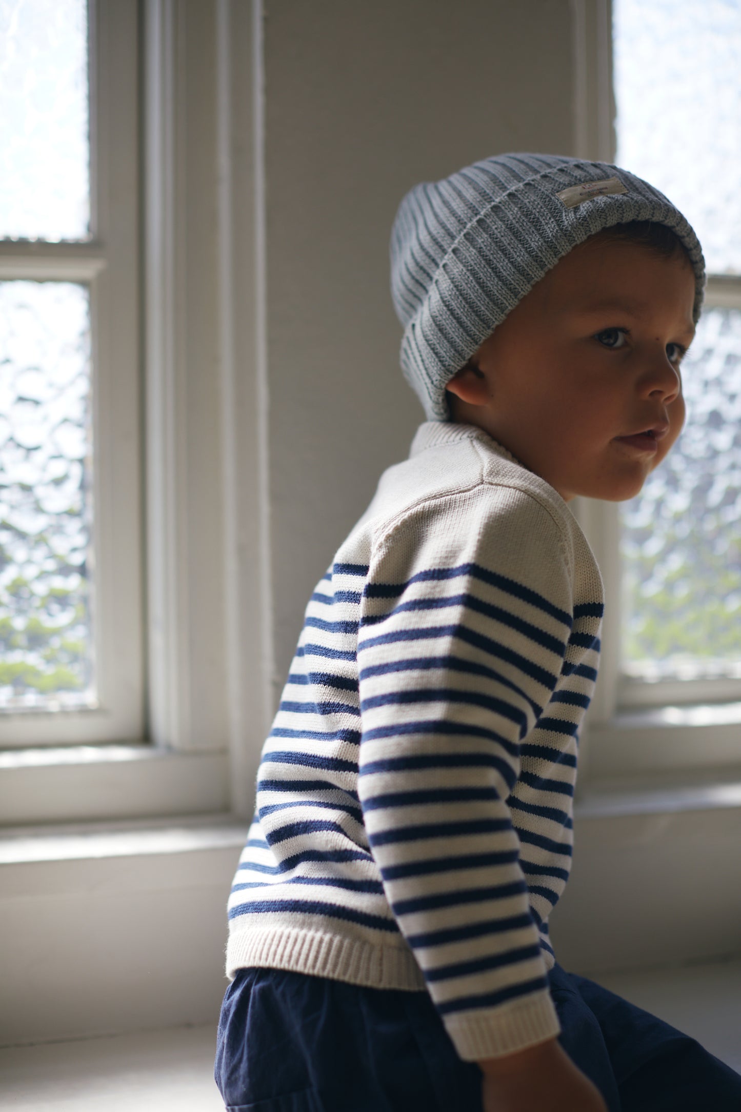 Copenhagen Colors Knitted Striped Sailor Jumper