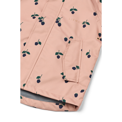 LIEWOOD - PEDIA RAINWEAR SET - BERRY/PALE TUSCANY