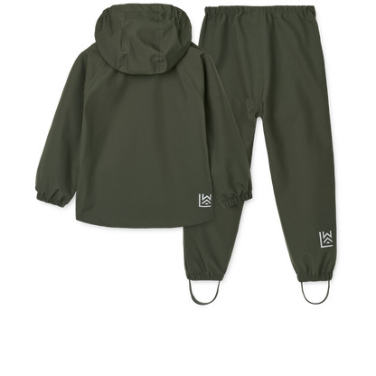 LIEWOOD - PEDIA RAINWEAR SET - HUNTER GREEN