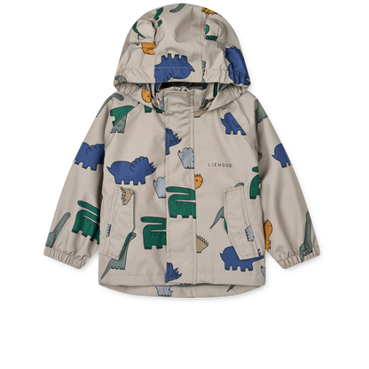 LIEWOOD - MANU RAINWEAR SET - DINOSAURS / MIST
