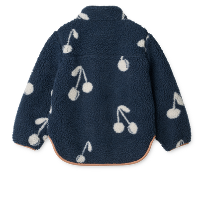 LIEWOOD - NOAM PILE JACKET - CHERRY BLOSSOM/CLASSIC NAVY