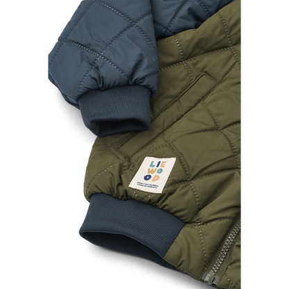 LIEWOOD - MIRA JACKET - NAVY/ARMY BROWN