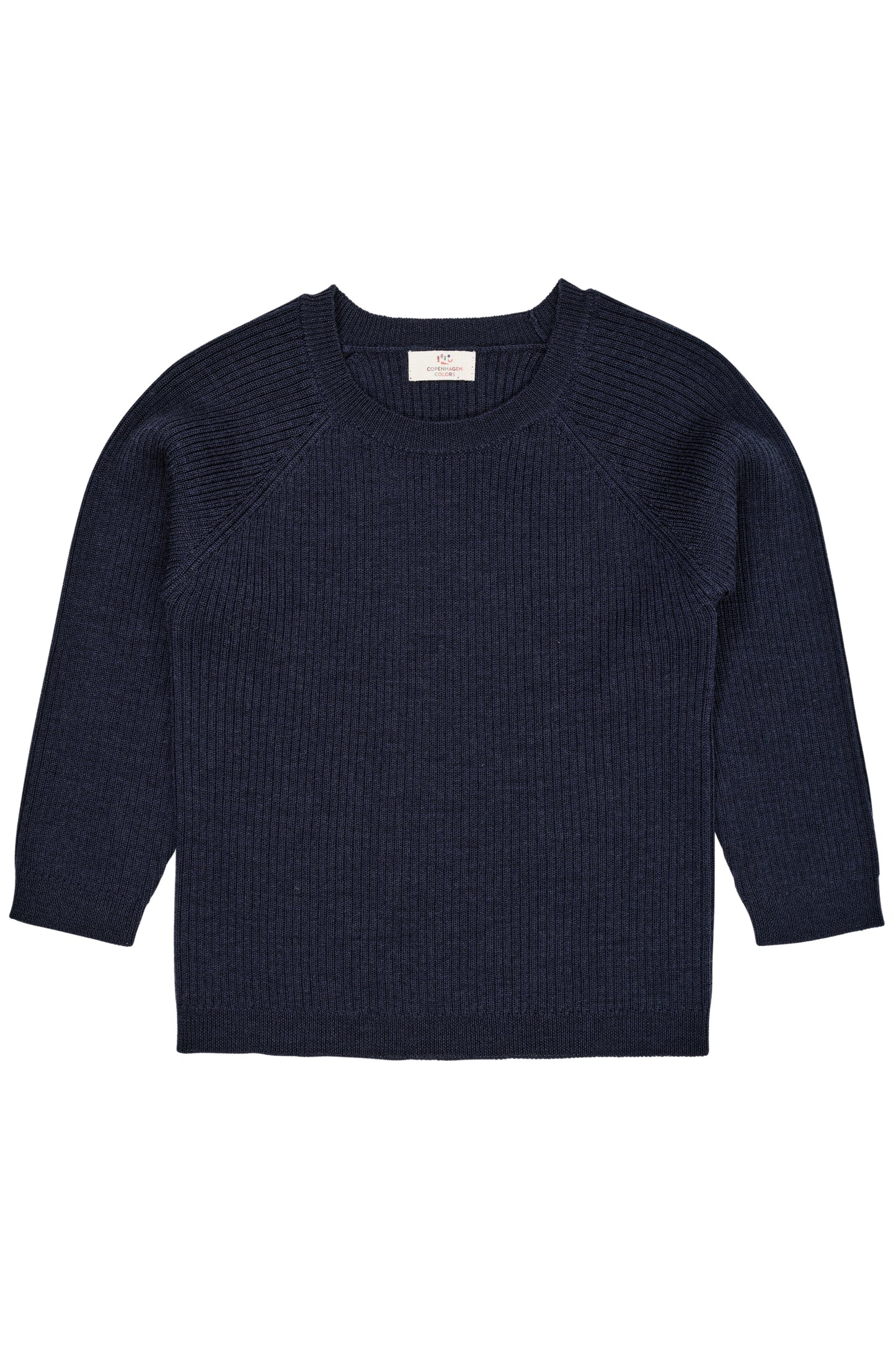 Copenhagen Colors Merino Classic Rib Blouse Navy