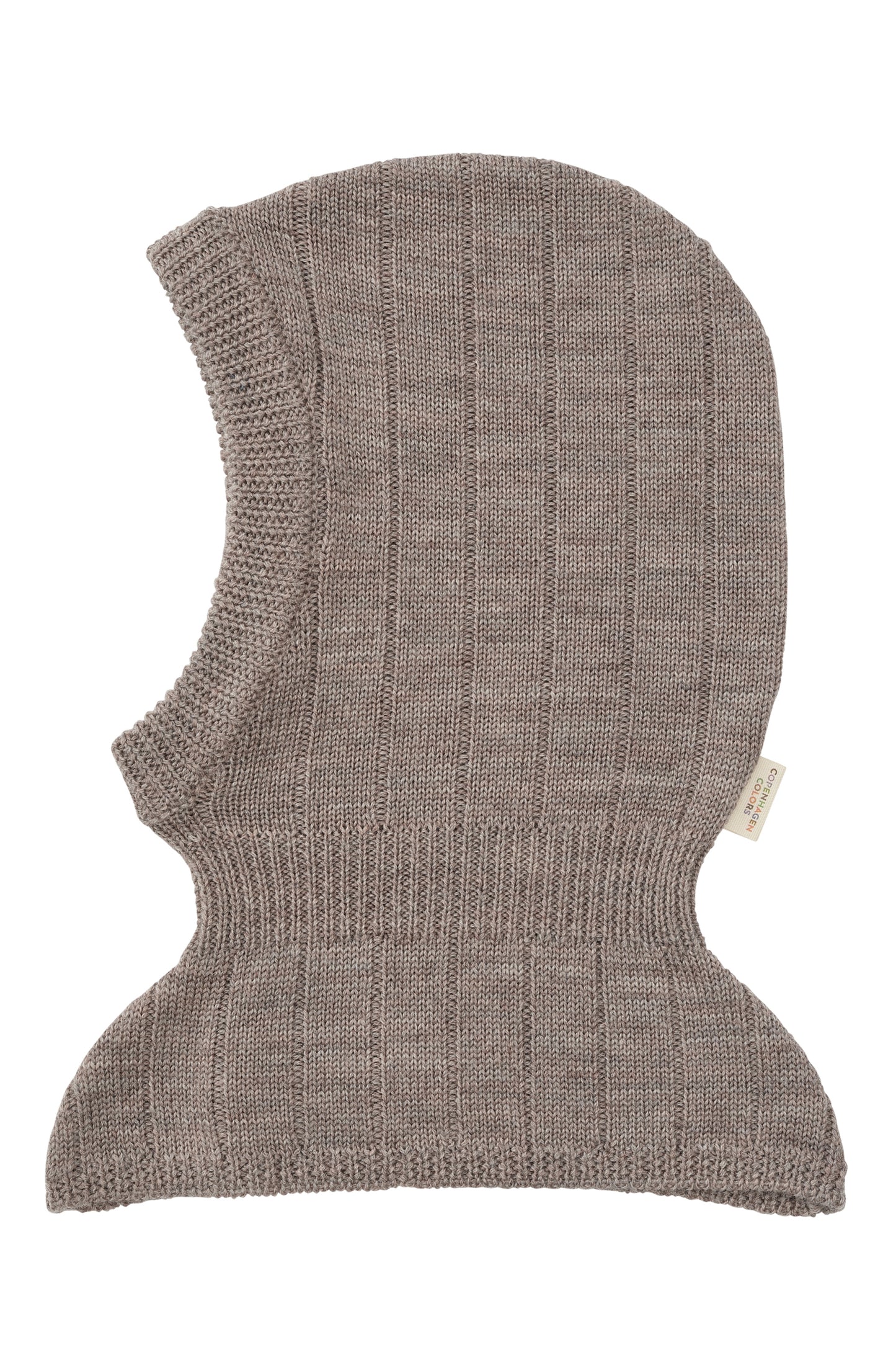 Copenhagen Colors Merino Wool Rib Knitted Balaclava