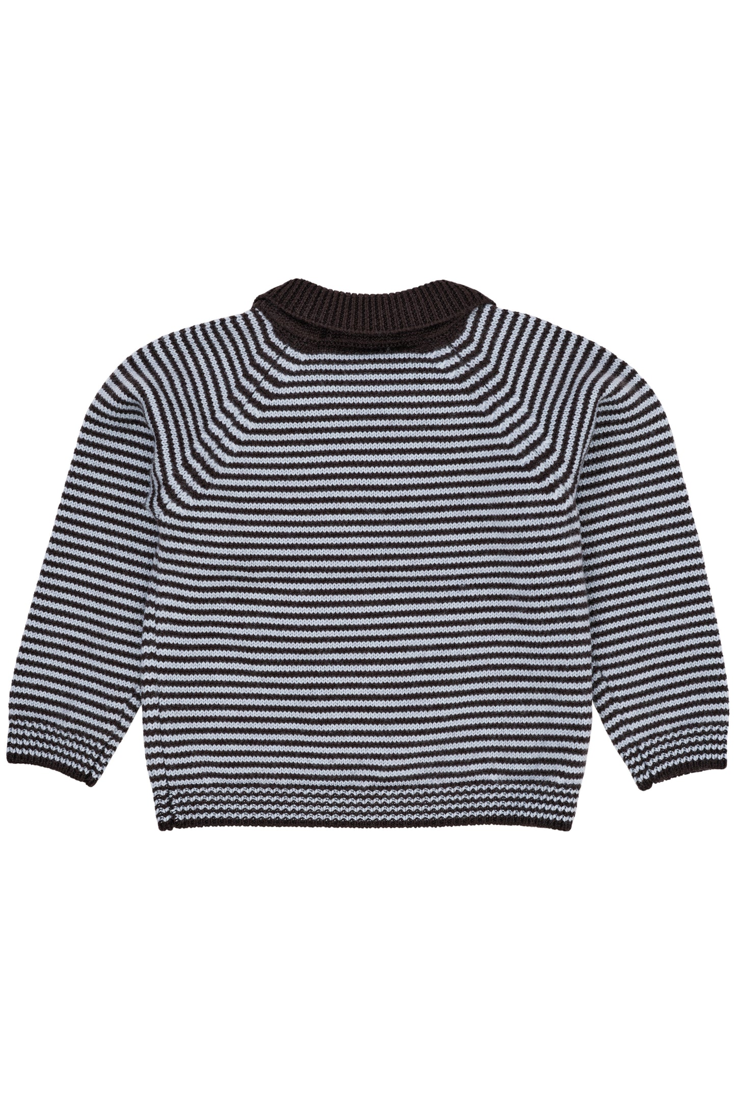 COPENHAGEN COLORS Merino Striped Blouse W. Collar