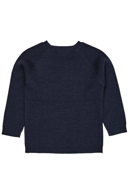 Copenhagen Colors Merino Classic Rib Blouse Navy