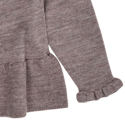 Copenhagen Colors Merino Knit blouse With Frill