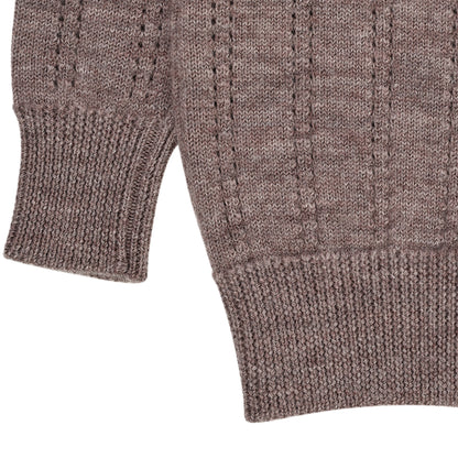 Copenhagen Colors Merino Pattern Cardigan With Collar