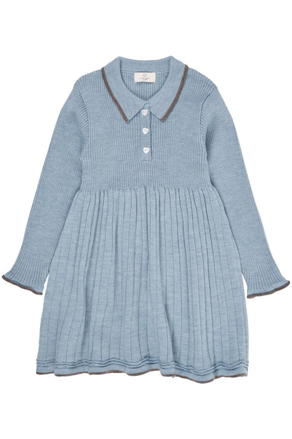 COPENHAGEN COLORS Merino Polo Dress