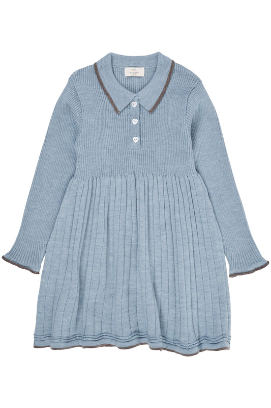 COPENHAGEN COLORS Merino Polo Dress