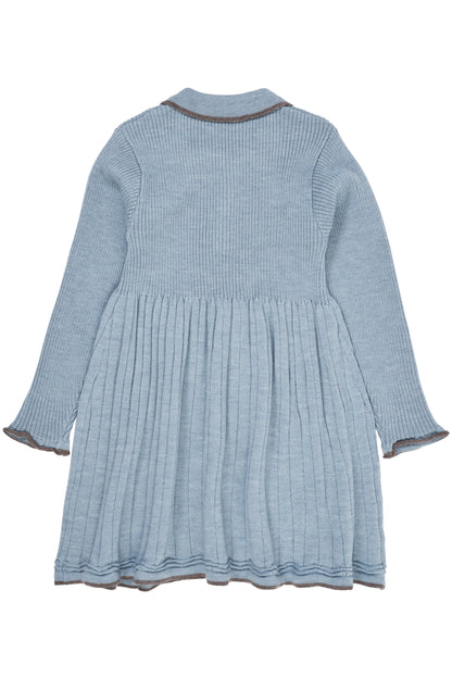 COPENHAGEN COLORS Merino Polo Dress