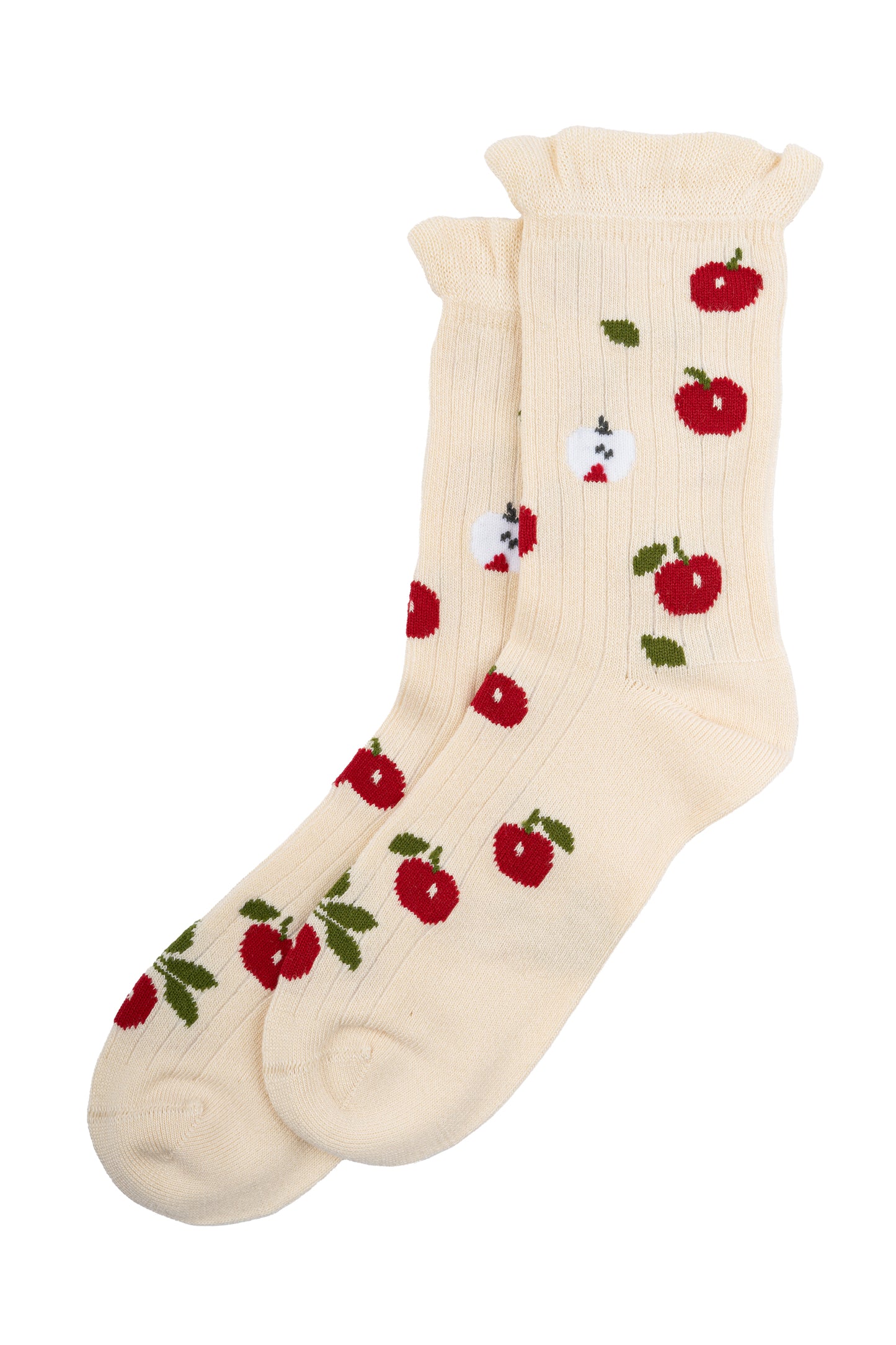 Minipop Apple Motif Socks