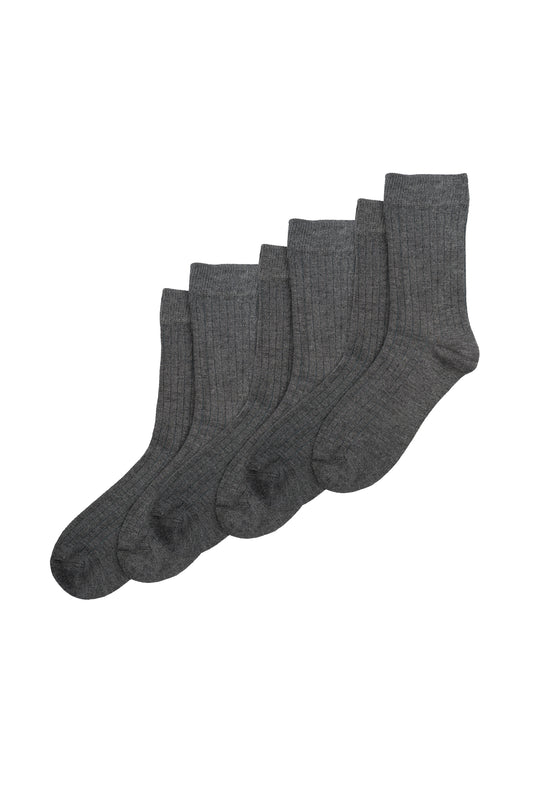 Minipop Gray Melange Socks 3pcs