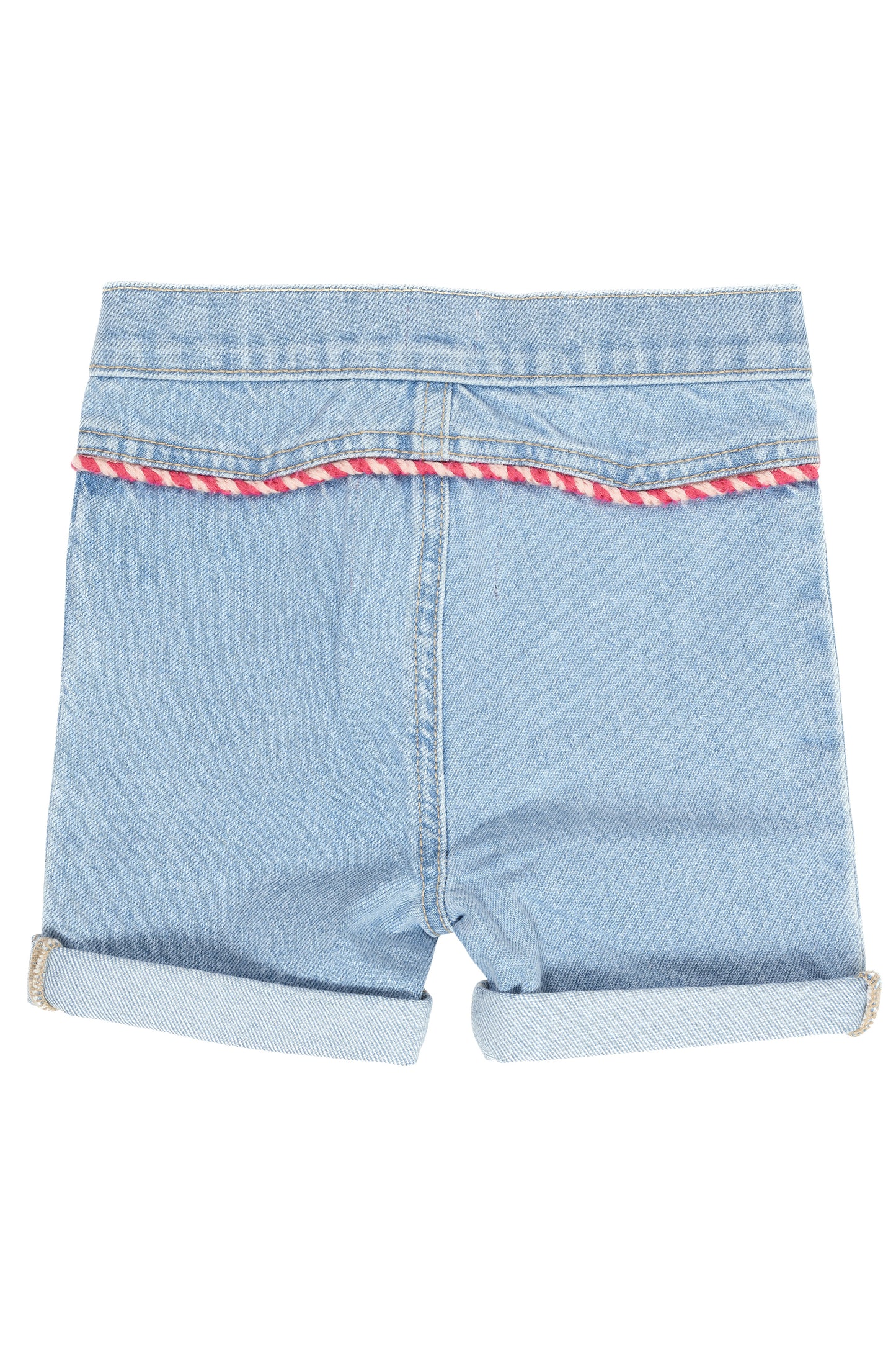 Copenhagen Colors Organic Denim Shorts W. Rope Deco