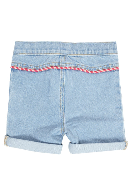 Copenhagen Colors Organic Denim Shorts W. Rope Deco