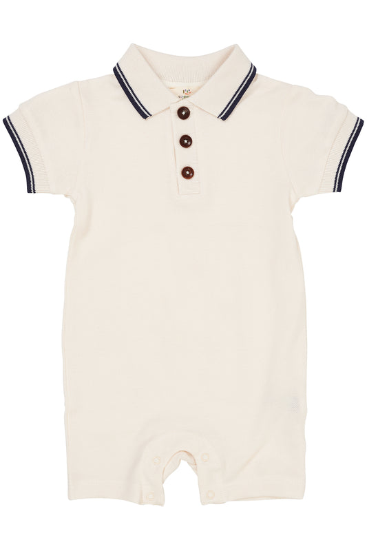 Copenhagen Colors Pique Polo Romper