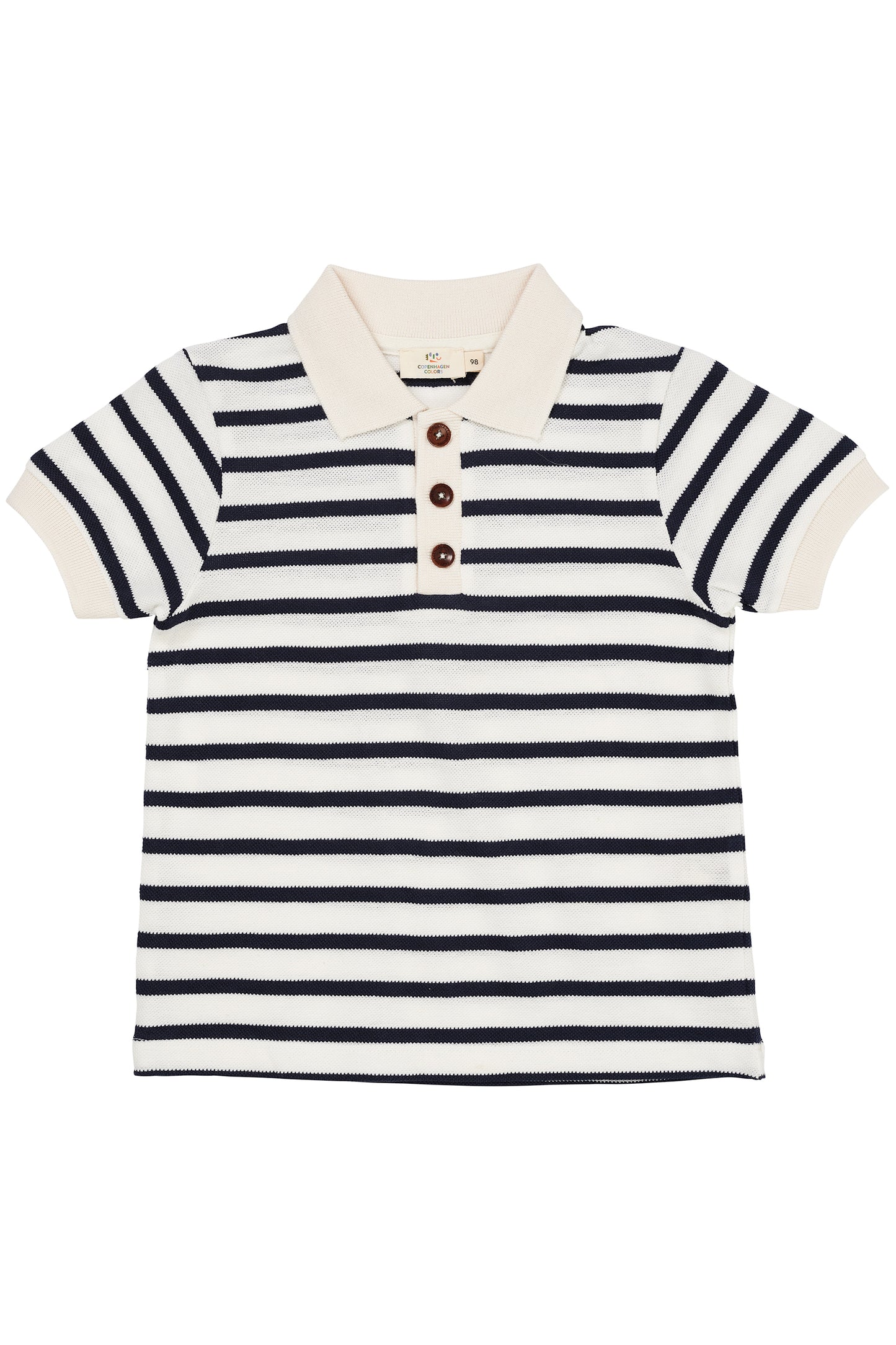 Copenhagen Colors Pique Stripe Polo Shirt SS