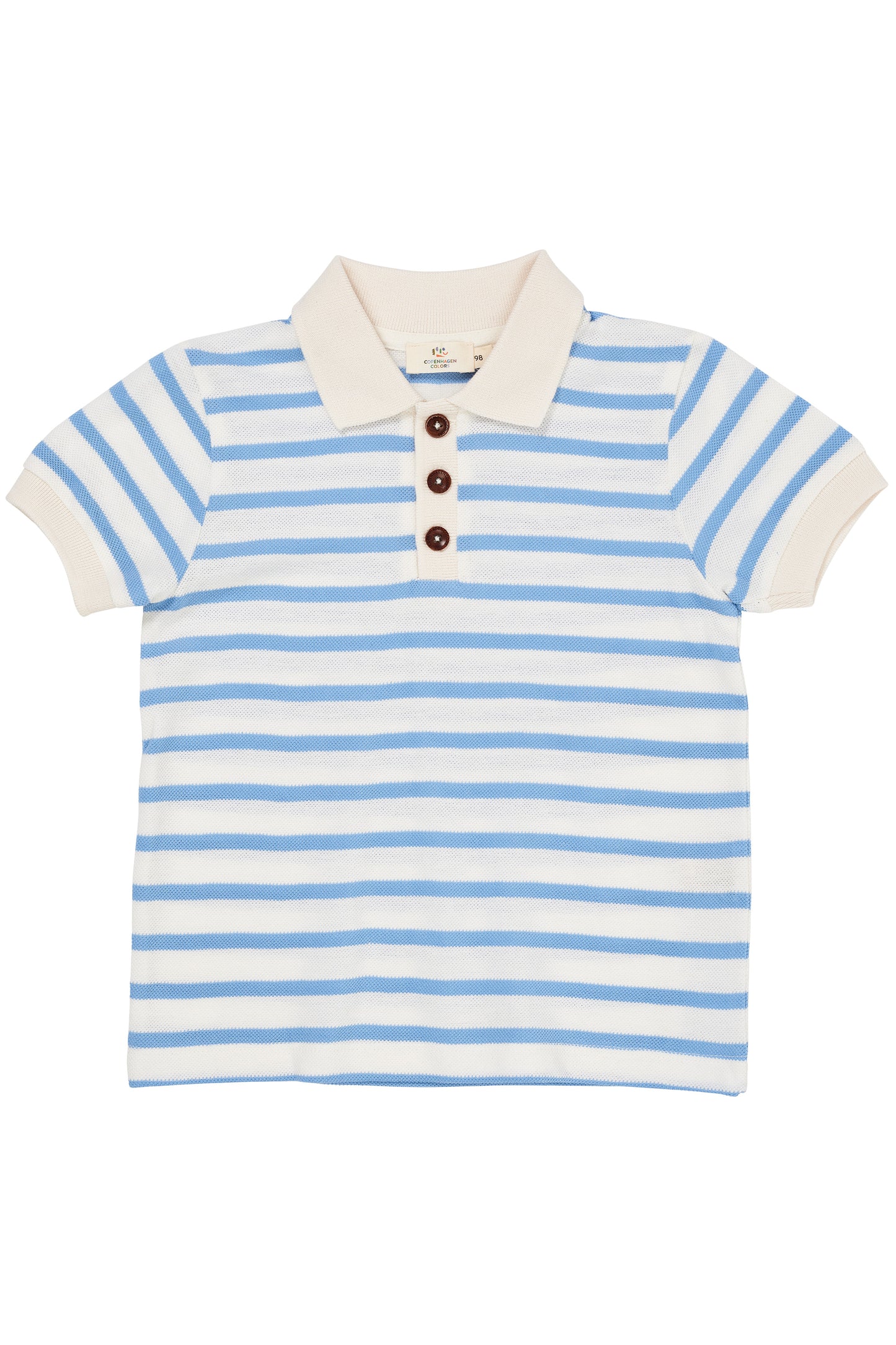 Copenhagen Colors Pique Striped Polo Shirt SS