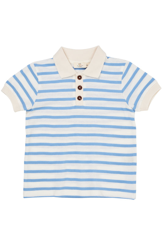 Copenhagen Colors Pique Striped Polo Shirt SS