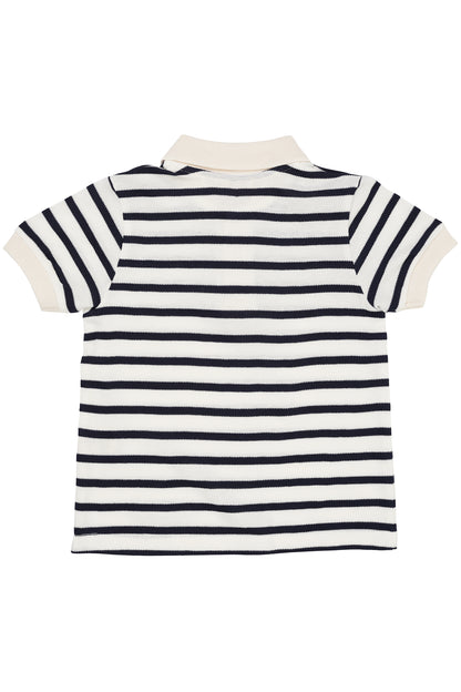 Copenhagen Colors Pique Stripe Polo Shirt SS