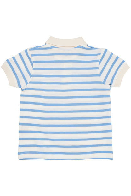 Copenhagen Colors Pique Striped Polo Shirt SS