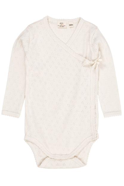 Copenhagen Colors Pointelle Heart Crossover Body LS